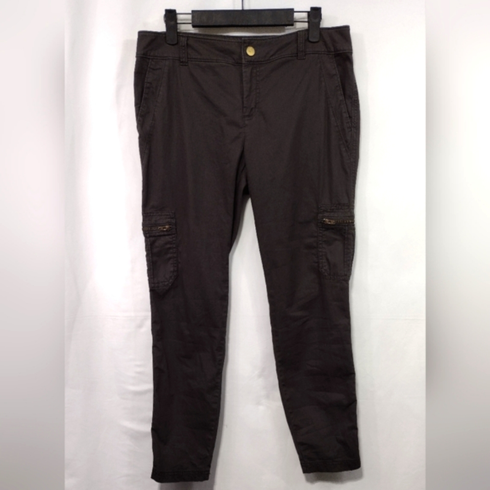 Athleta Cargo Pants Women's 8 Gray Casual Retro 90s Y2K Utility Sporty Outdoor